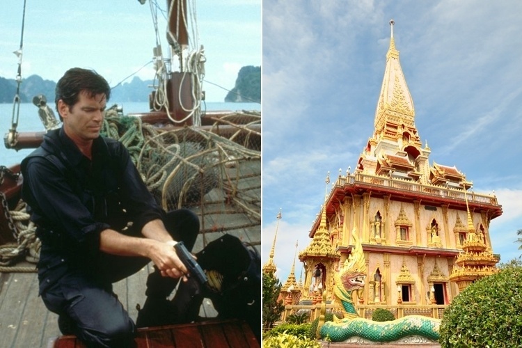 Na história de "007 - O Amanhã Nunca Morre", de 1997, a Tailândia reproduz diversos cenários do Vietnã (país no qual parte do filme é ambientado, mas que não autorizou as equipes de filmagem em seu território