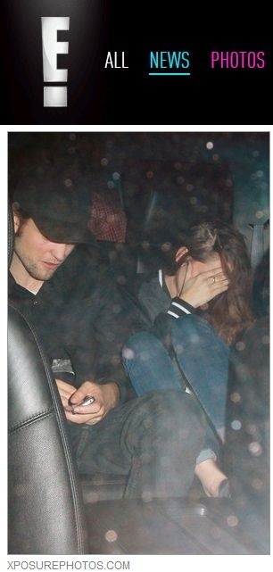 Kristen Stewart e Robert Pattinson são fotografados em saída de casa noturna em Hollywood (25/10/12)