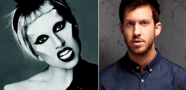 Lady Gaga se desentendeu com o produtor musical Calvin Harris via Twitter - Montagem UOL