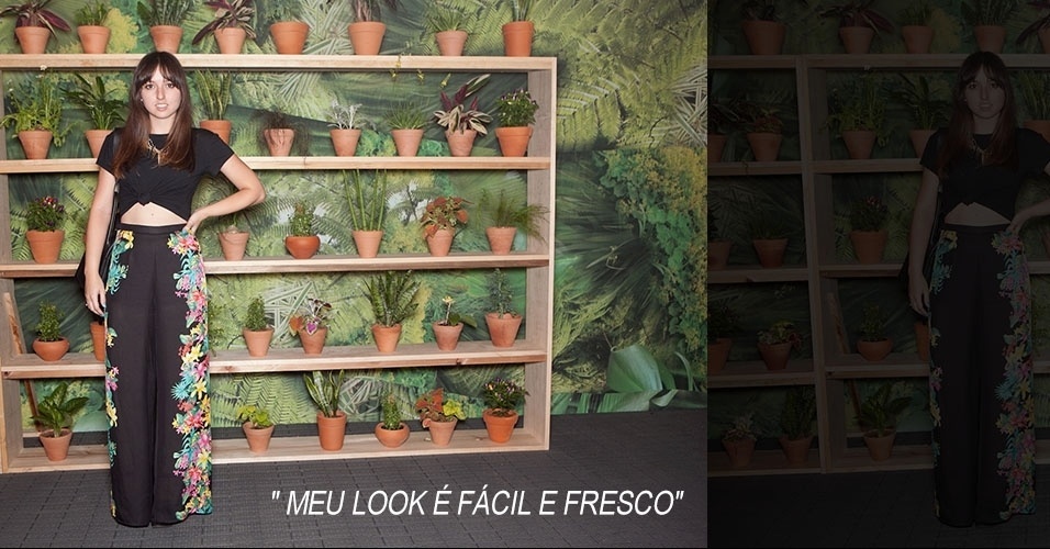 Luiza Farani, 26, editora de moda, veste pantalona Zara, camisa vintage, colar H&M, sapatos Schutz e bolsa Hermes (29/10/2012) - Patrícia Araújo/UOL