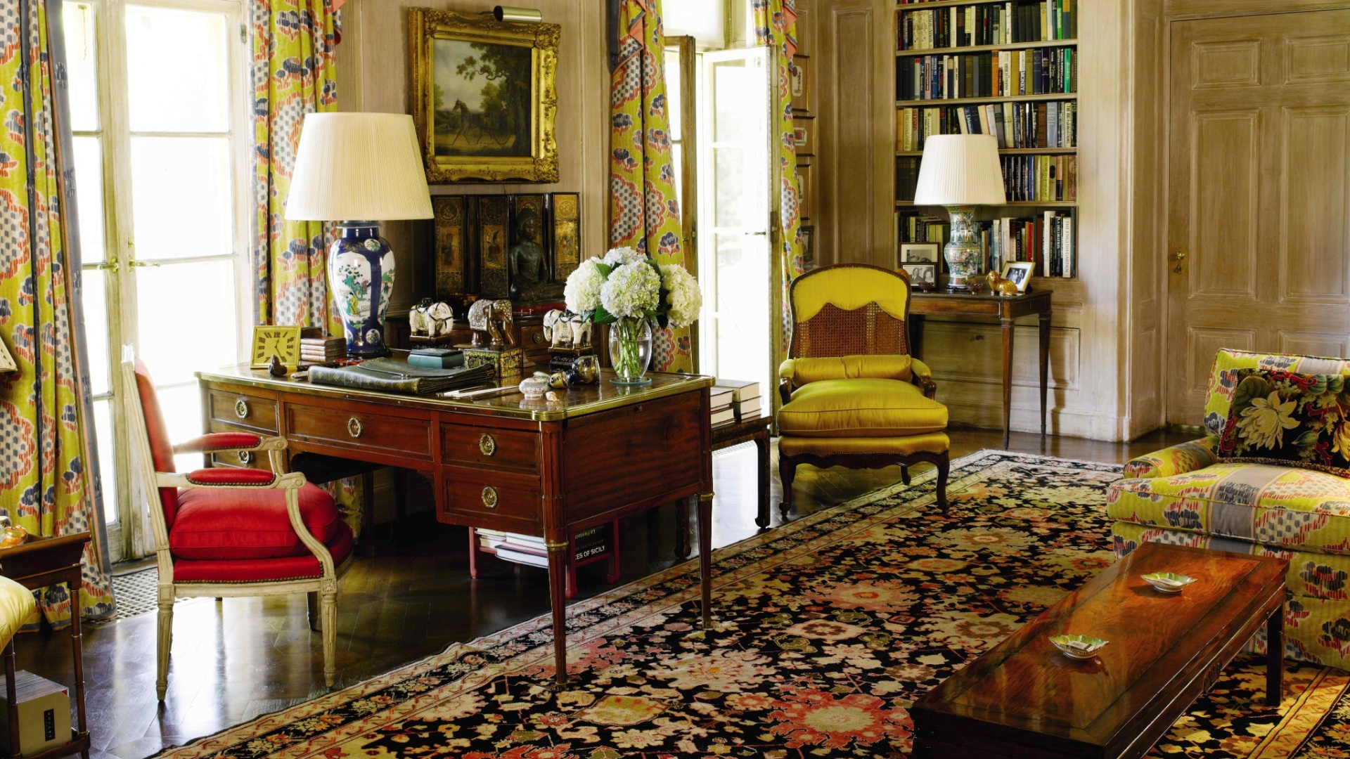 Objetos e ambientes da casa da filantropa Brooke Astor, leiloados pela Sotheby's (imagem do NYT, usar apenas no respectivo material) - Divulgação Sotheby's/ The New York Times