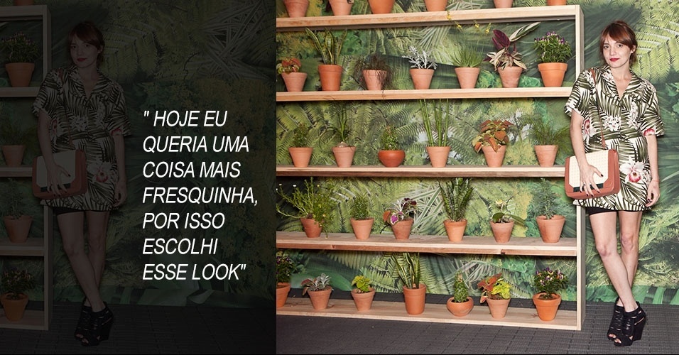 Renata Piza, 34, jornalista, veste macaquinho Topshop, sandália Zara e bolsa Vig (29/10/2012) - Patrícia Araújo/UOL