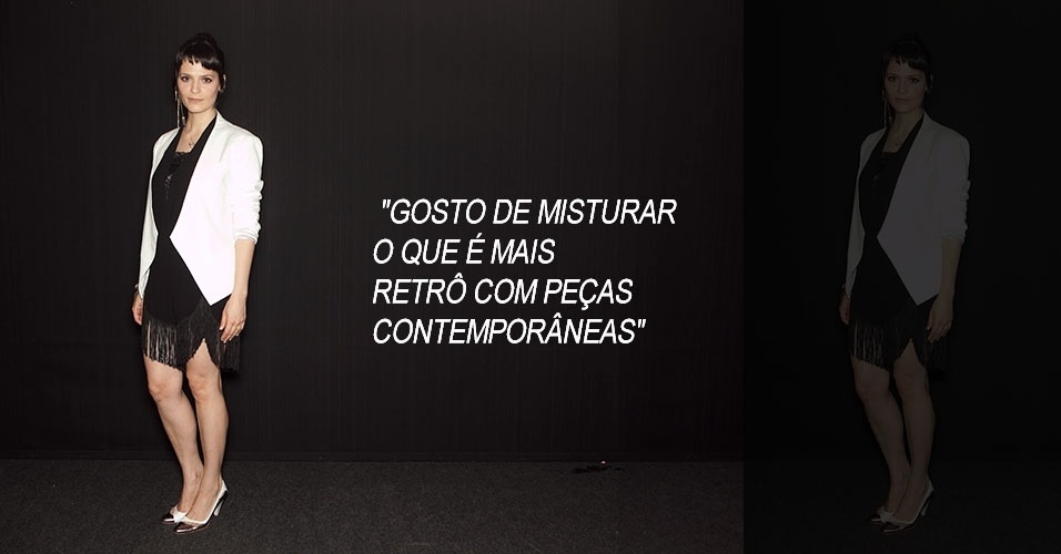 Vanessa Rozan, 31, maquiadora, usa look 2nd Floor, brinco Lemis e sapatos Septis (29/10/2012) - Patrícia Araújo/UOL