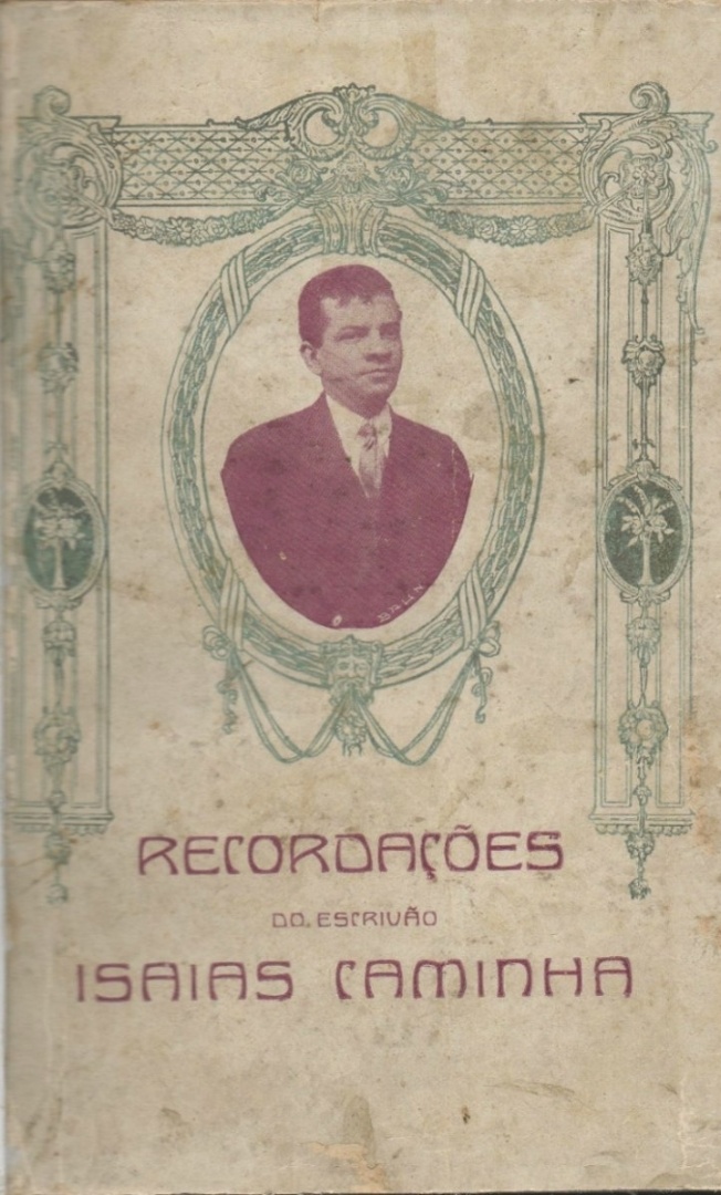 Capa de um dos primeiros exemplares de "Recordações do Escrivão Isaías Caminha", lançado em 1917 - Reprodução