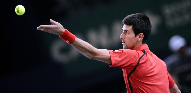 Djokovic enfrenta Murray, Tsonga e Berdych em sua chave no ATP Finals - AFP PHOTO LIONEL BONAVENTURE