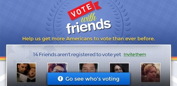Aplicativo "Vote With Friends" quer levar amigos a votarem juntos - Reprodução