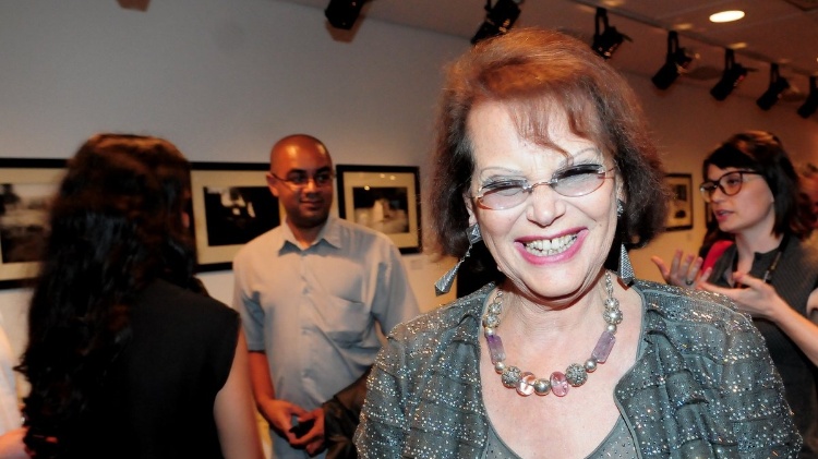 Claudia Cardinale, de visita en Brasil