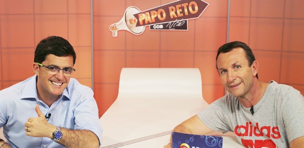 Jornalista esportivo Fernando Fernandes é entrevistado por Neto do "Papo Reto" - Flavio Florido/UOL