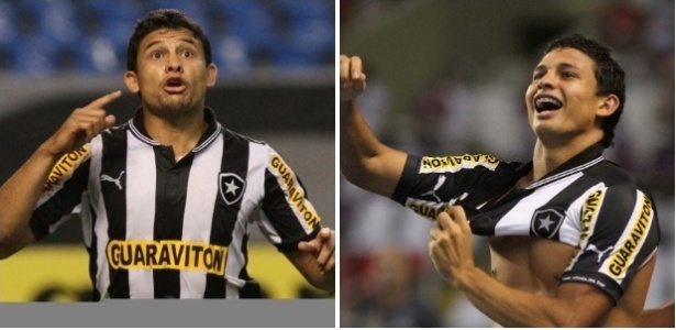 Elkeson já foi convocado para a seleção brasileira, mas está no banco do Botafogo - Montagem/UOL Esporte