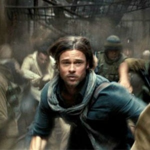 Brad Pitt em cena do filme "Guerra Mundial Z", longa previsto para lançamento em 2013 - Reprodução