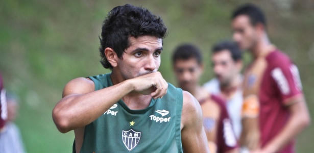 Guilherme sente dores musculares e não treina na manhã desta terça-feira - Bruno Cantini/Site do Atlético-MG
