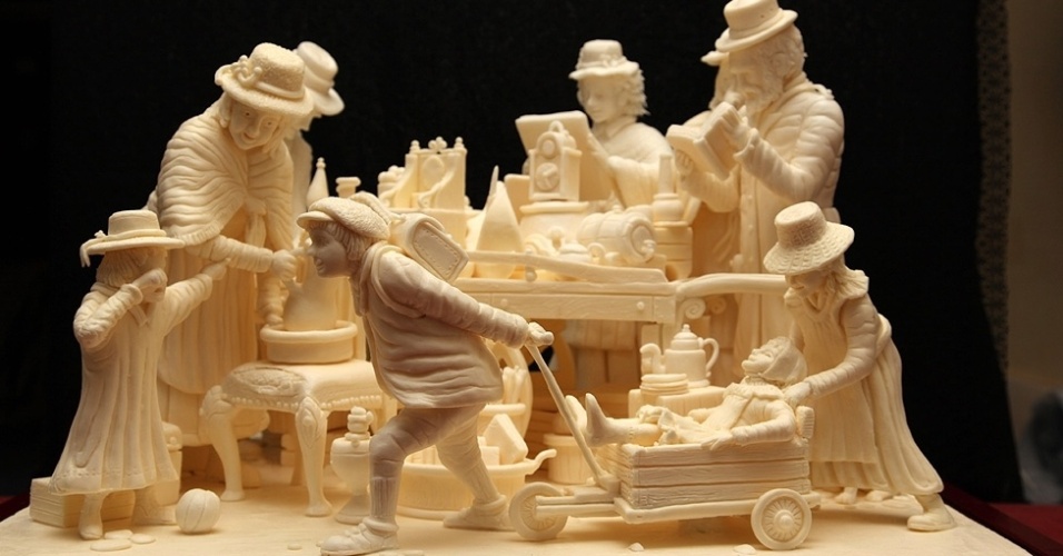 Suas obras podem chegar a medir até 60 centímetros de comprimento - Caters 