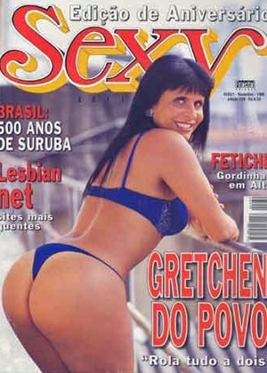 A cantora Gretchen em capa da 