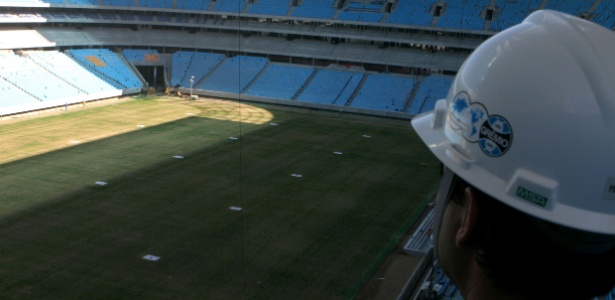 Arena do Grêmio orgulha torcedores a 30 dias de inauguração em Porto Alegre  - Wesley Santos/Pressdigital