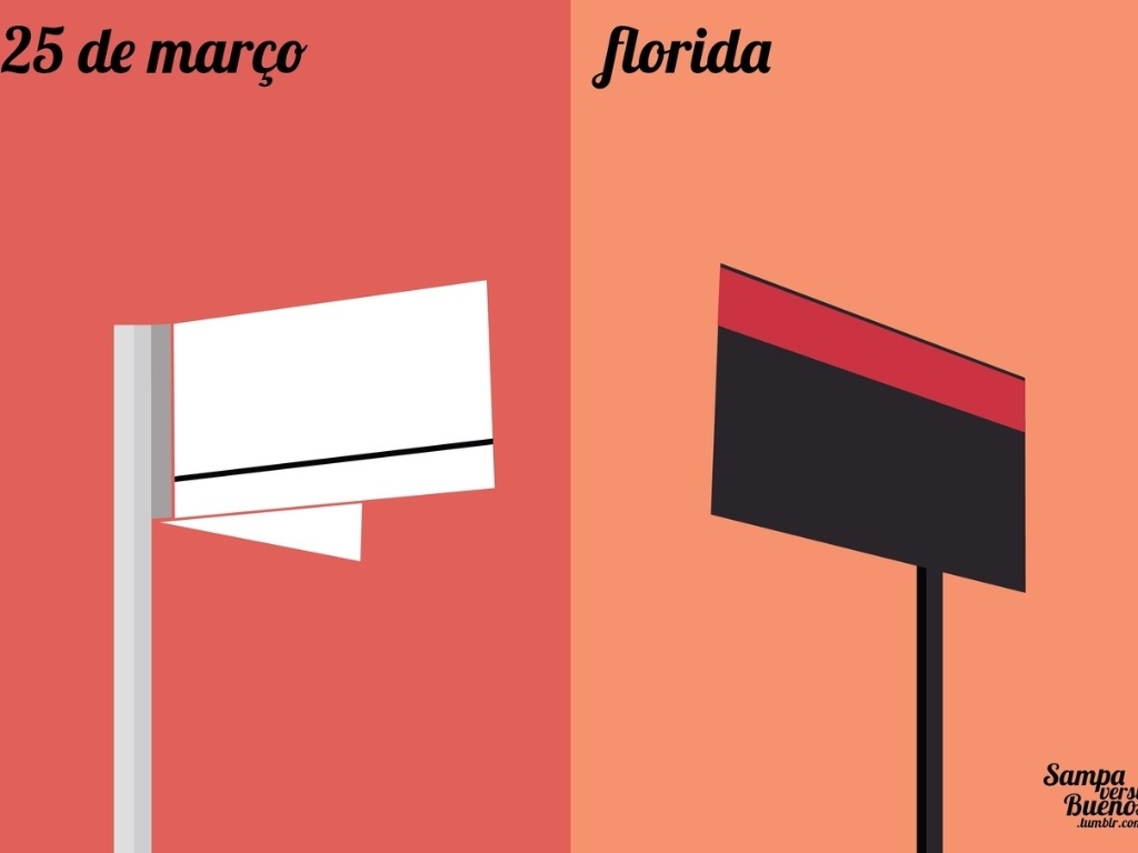 A série do americano inspirou a comparação São Paulo e Buenos Aires, desenhada por Vivian Mota - Divulgação