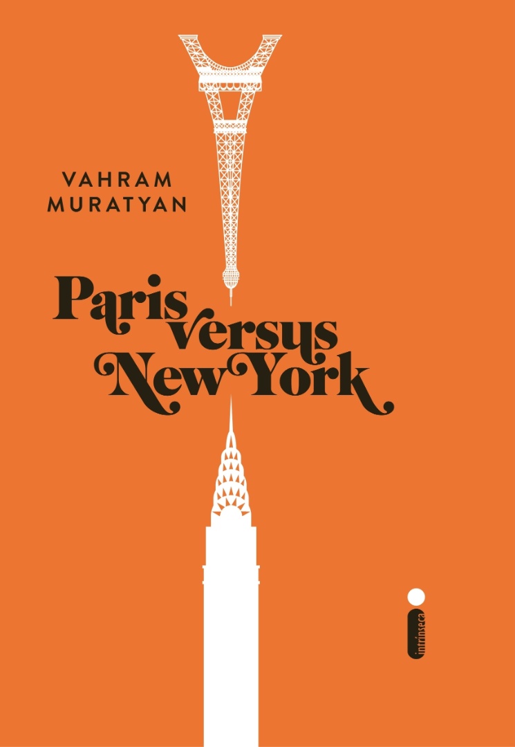 Capa de "Paris Vs New York", ilustrado pelo designer Vahram Muratyan. O livro tem 224 páginas e o preço sugerido é R$ 29,90  - Divulgação