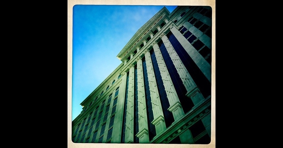 22.out.2012 - Foto publicada pelo diretor Todd Phillips mostra fachada do cassino Caesar's Palace, em Las Vegas, cenário do filme "Se Beber, Não Case 3" (22/10/12) - Reprodução/Instagram/toddphillips1