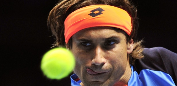 David Ferrer chegou à sua segunda vitória no ATP Finals, mas foi eliminado - AFP