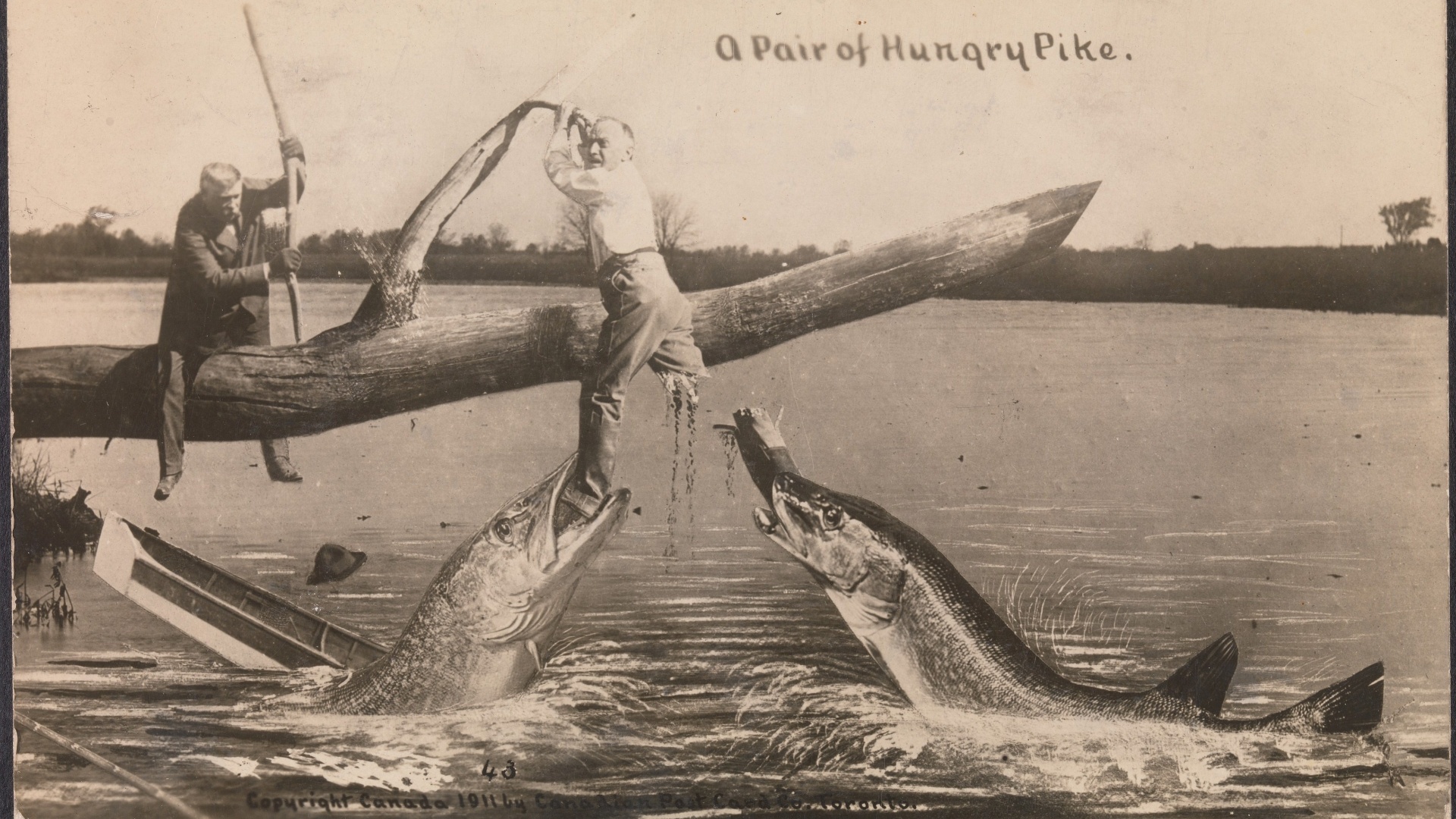 Fotografia de 1911 que integra a mostra "Faking It: Manipulated Photography Before Photoshop" do Metropolitan Museum of Art, de Nova York  - Divulgação/MET