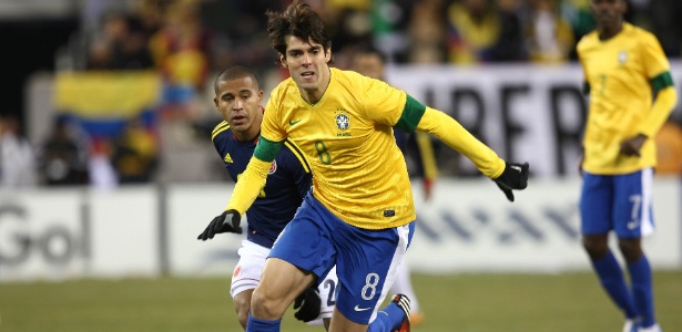 Kaká será reserva no amistoso entre brasil e Itália, na próxima quinta-feira