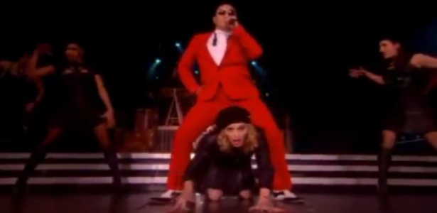 Madonna convida Psy para se apresentar com ela em NY (13/11/12) - Reprodução