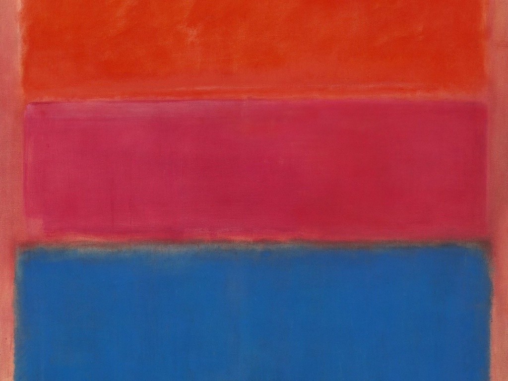 Obra "Royal Red And Blue", de Mark Rothko, foi vendida por US$ 67 milhões em um leilão em Nova York (14/11/12) - Sotheby's/EFE