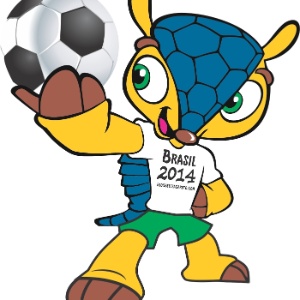 Tatu-bola, mascote da Copa de 2014