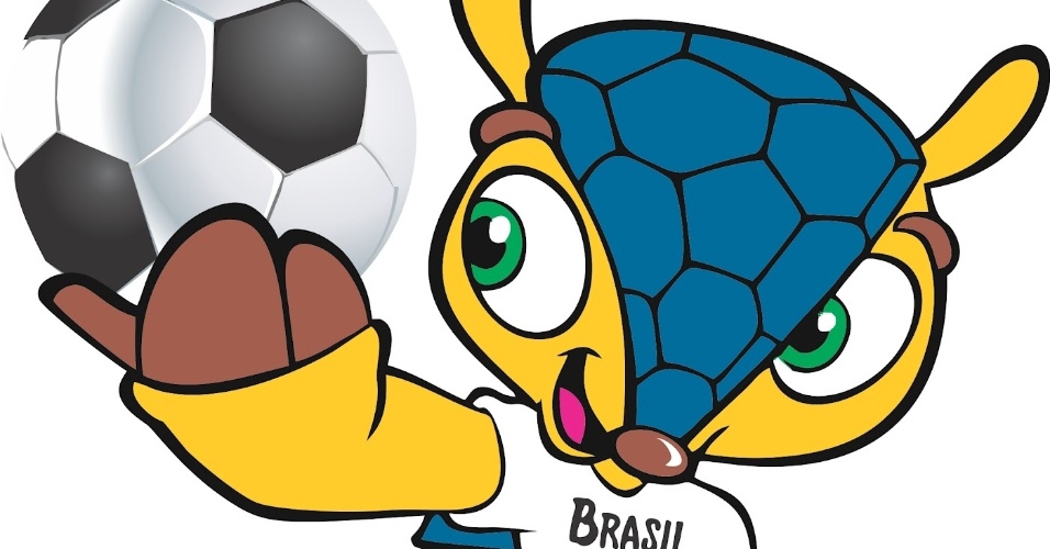 Tatu-bola, mascote da Copa