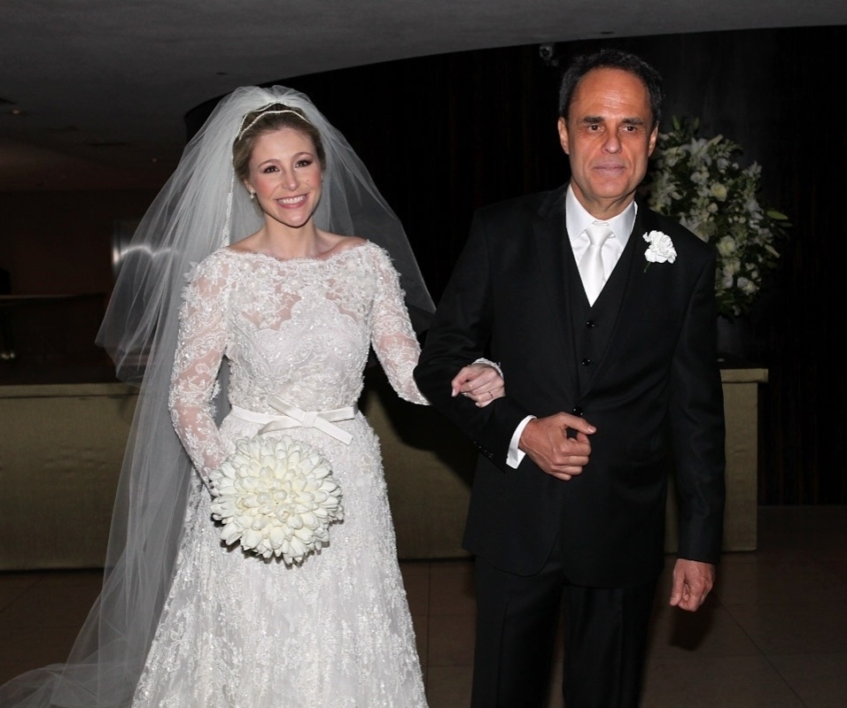 Marcela Leifert, irmã de Tiago, e Willem van Weerelt, diretor do programa de Jô Soares, se casam em São Paulo (17/11/12)