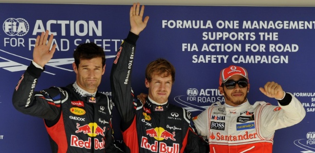 Chefe da Red Bull espera duelo intenso de Vettel e Webber pela vitória no GP do Brasil - AFP PHOTO / TIMOTHY A. CLARY