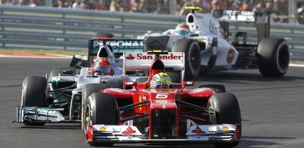 Massa largou em 11º, mas ganhou posições e chegou em 4º no GP dos EUA - Mike Stone/Reuters