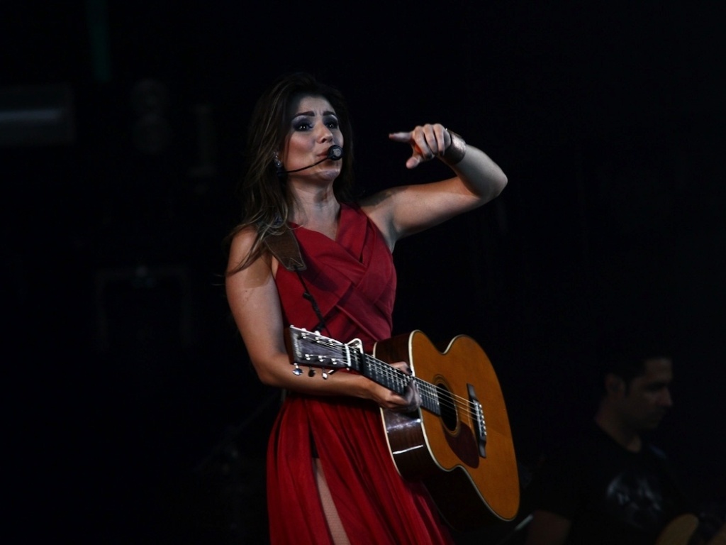 Paula Fernandes se apresenta na segunda noite do Caldas Country Show, em Caldas Novas (17/11/2012) - Cláudio Augusto/Foto Rio News
