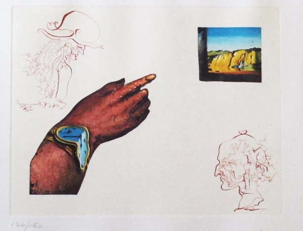 Reprodução da obra "Os Ciclos da Vida: Reflexos", do surrealista Salvador Dalí (20/11/2012) - Tacoma Goodwill Industries/EFE