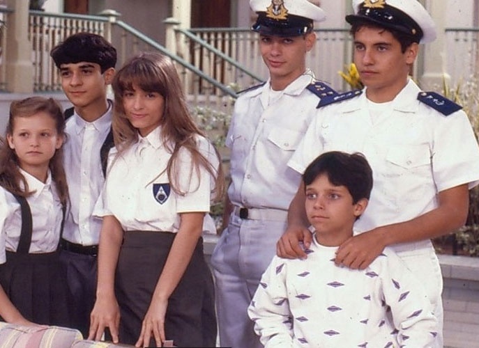A primeira novela da atriz Fernanda Rodrigues (primeira à esquerda) foi "Vamp?, quando tinha 11 anos. Recentemente, a atriz viveu Jôse na macrossérie "O Astro" 