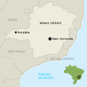 Ituiutaba está a 673 km de Belo Horizonte - Arte/UOL