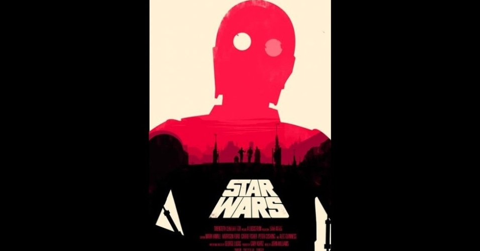 Os cartazes criados por Olly Moss podem ser vistos na Galeria White Cloth em Leeds do dia 17 de novembro até o dia 2 de dezembro  - Olly Moss