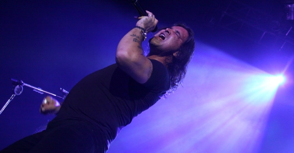 Grupo Creed faz sua primeira apresentação no Brasil com show no Citibank Hall, na Barra da Tijuca, Rio de Janeiro. A banda norte-americana também passará por São Paulo, Porto Alegre e Belo Horizonte levando músicas dos cinco discos já lançados do grupo, que totalizam mais de 35 milhões de cópias vendidas (23/11/12) - Alex Palares/AgNews