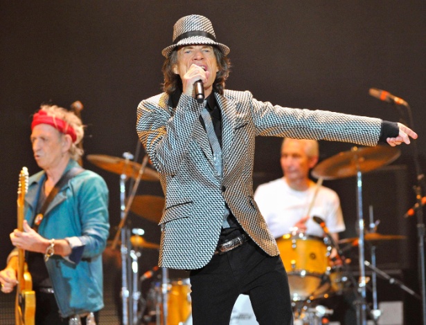 Os Rolling Stones apresentam seu aguardado retorno aos palcos, cinco anos após sua última turnê, em Londres (25/nov/12)  - 