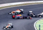 Senna culpa Vettel por toque: "Candidato ao título tem que ter mais cuidado"