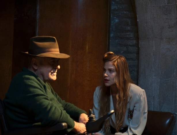 Bernardo Bertolucci e Tea Falco no set do filme "Eu e você" - Divulgação