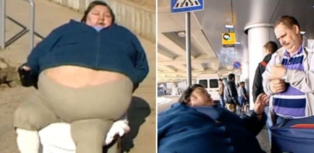 Vilma Soltesz, 56, pesava 280 quilos, era diabética e só tinha uma das pernas - Reprodução de vídeo
