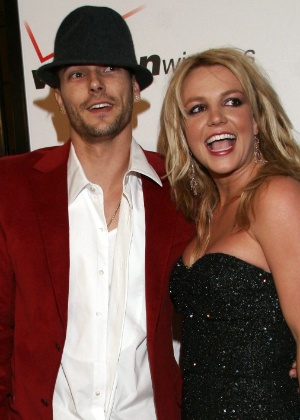 Britney Spears e Kevin Federline durante a cerimônia do Grammy em fevereiro de 2006