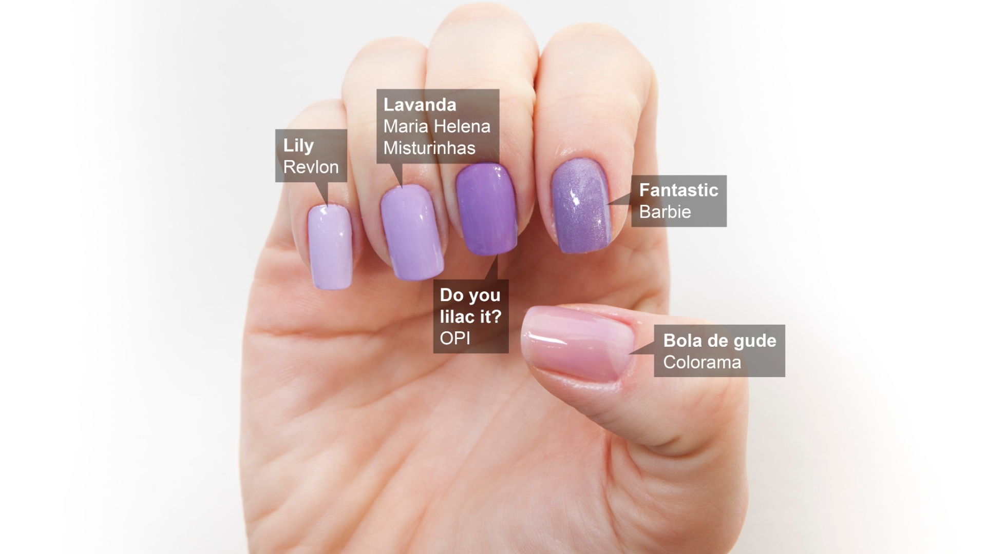 Testamos: esmalte lilás/roxo - Fabiano Cerchiari/UOL