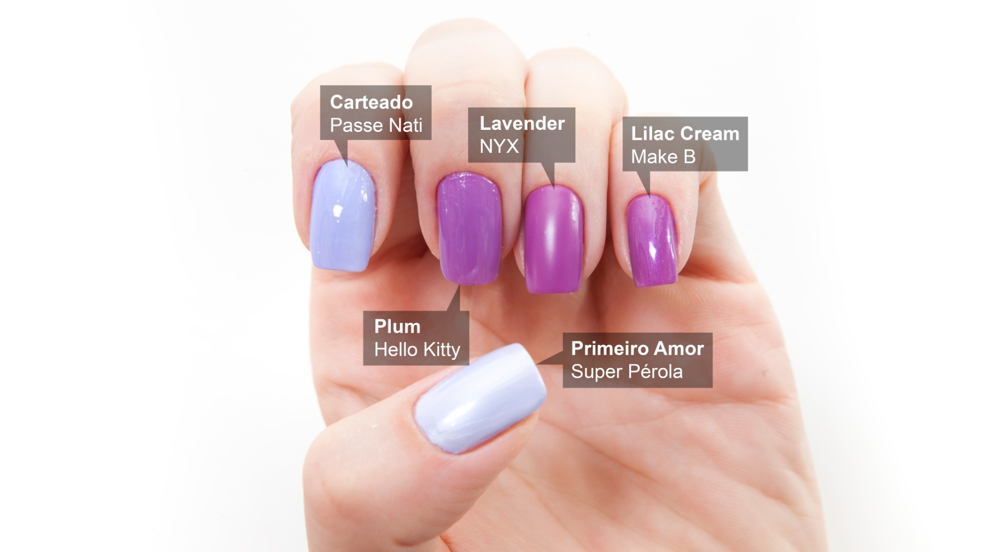 Testamos: esmalte lilás/roxo - Fabiano Cerchiari/UOL