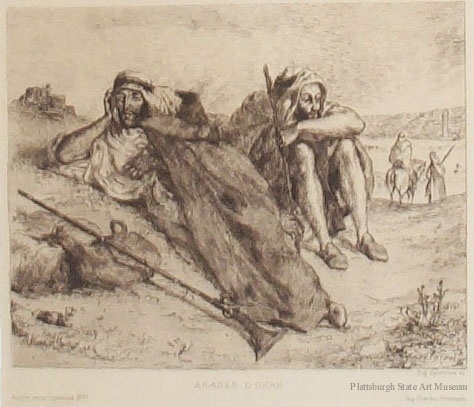 Obra "Os Arabes de Oran", de Delacroix - Reprodução/PittisburgMuseum