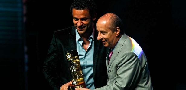 Em 2012, festa da CBF premiou Fred, atacante do Fluminense, em noite de gala em SP - Leandro Moraes/UOL