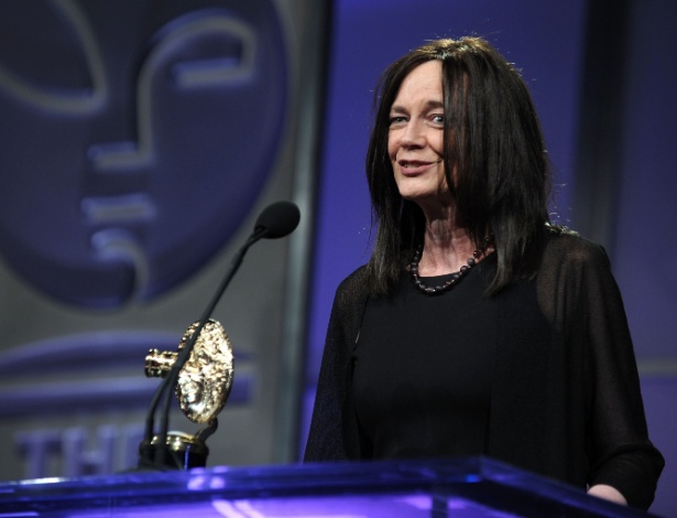 28.fev.2010 Eileen Moran é premiada por "Avatar" no 8º Visual Effects Society Awards - Getty Images