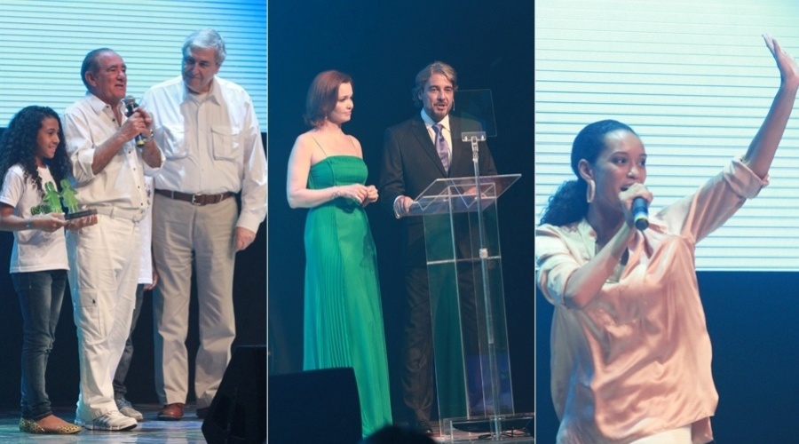 4.dez.2012 - Renato Aragão anunciou os novos projetos do "Criança Esperança 2013" em cerimônia realizada em um teatro na zona sul do Rio
