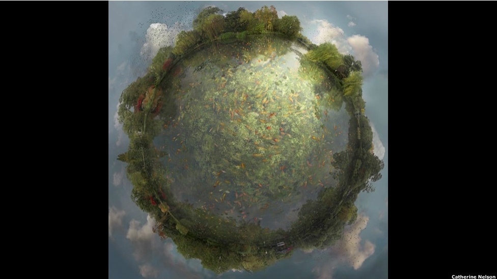 4.nov.2012 - A artista visual australiana Catherine Nelson, que trabalhou com efeitos especiais nos filmes da série "Harry Potter", cria planetas fantásticos em suas obras - Catherine Nelson