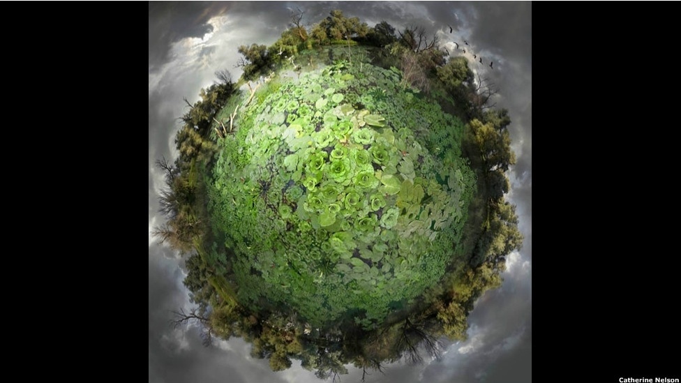 4.nov.2012 - A artista visual australiana Catherine Nelson, que trabalhou com efeitos especiais nos filmes da série "Harry Potter", cria planetas fantásticos em suas obras - Catherine Nelson